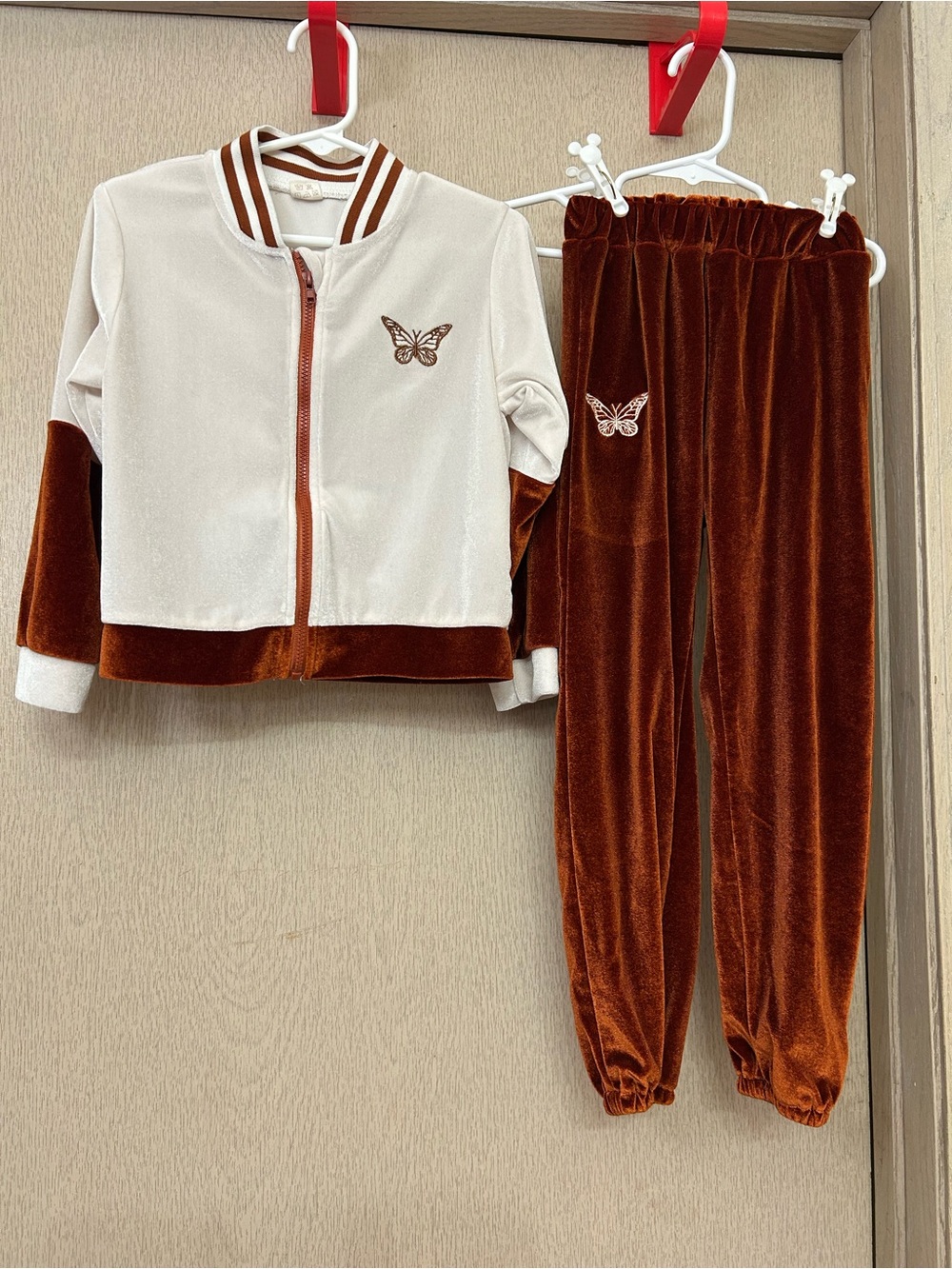Butterfly Jacket and Pants Matching Set - Size 110 (4)